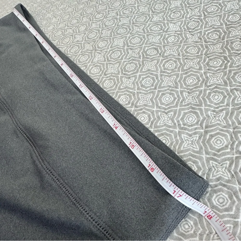 Lands' End Women’s Gray Pull-on Wide Leg Stretch Pants Leggings Size L 14-16